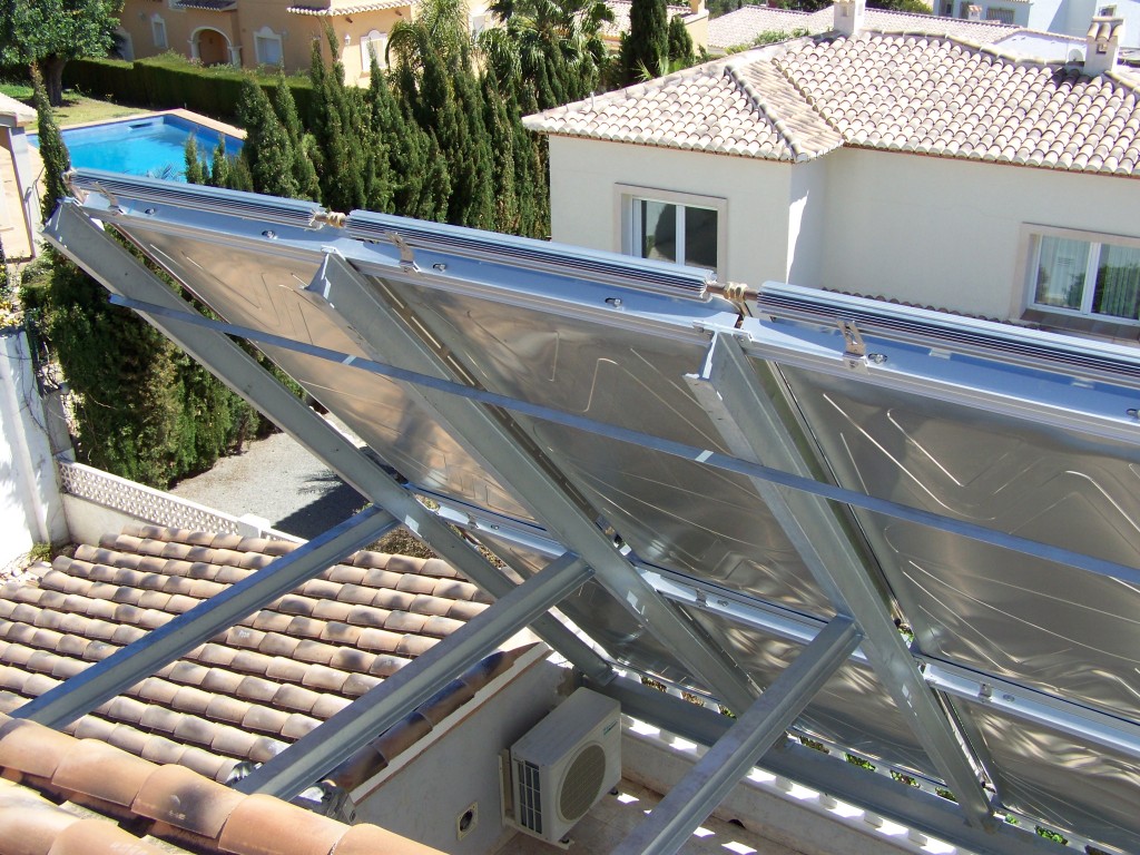 Climatización de vivienda por aerotermia y energía solar con fan-coils