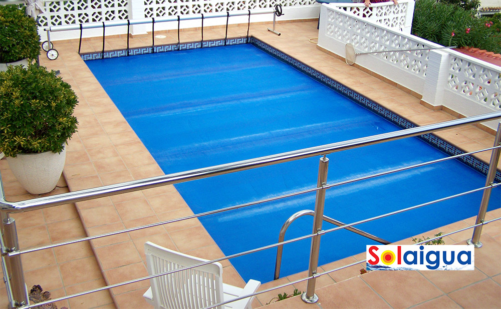 Climatización de piscina con paneles de poliprolineo